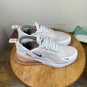 Nike Air Max 270 Women's White Pink Shoes Size 8.5 AH6789-110